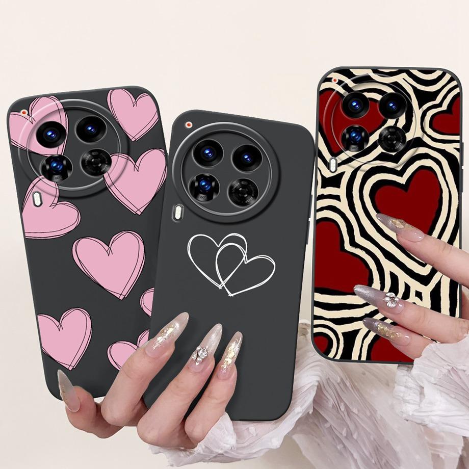For Tecno Camon 30 Premier Case Cover Soft Silicone TPU Flower Girly Fashion Phone Case For Tecno Camon 30 5G /4G Bumper Fundas