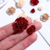 Push Pin Tacks, 30 Pcs Rose Shape Push Pin Steel Point Thumb Tacks Mark Office Accessories