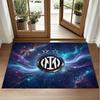 Borussia Dortmund Design Crystal Velvet Rug Soft Decorative Mat for Bedroom Entrance