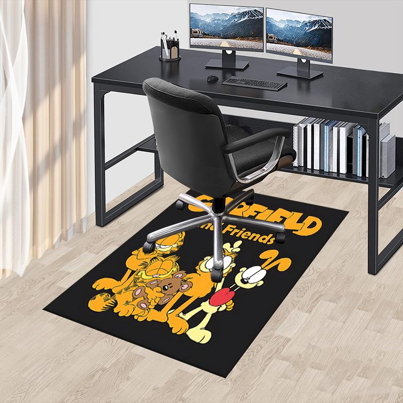 1pc Garfield Odies Playtime Carpet for Playroom Bedroom Living Room Sofa Home Decor,kids Game Area Rug Non-slip Floor Mat Y72329