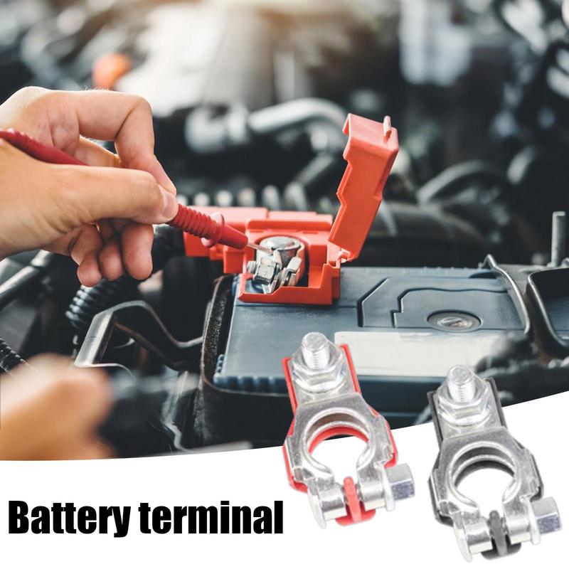 Car Battery Connector Quick Release Disconnect Car Battery Terminal Connector Battery Bornes Cable Terminal Adapter Copper Clamp