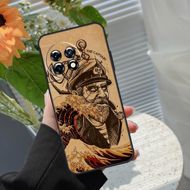 

Sailor Retro Art Case For OnePlus 15 15R 13 13T 13R 12 12R 11 10 10R 10T 8T Nord 5 CE 4 2 3 Lite N20 N30 Cover OnePlus 9Pro