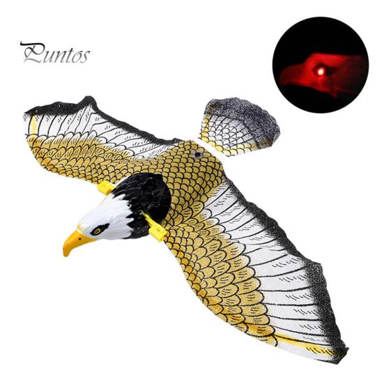 Simulation Bird Cat Toy Electric Hanging Flying Eagle/Parrot Toy Interactive Door Ceiling Swinging Animal Cat Teasering Toy for Indoor Cats