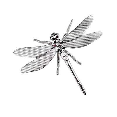 Vintage Small Dragonfly Ornament Metal Dragonfly Tea Pet 3D Six Feet Pen Holder Desktop