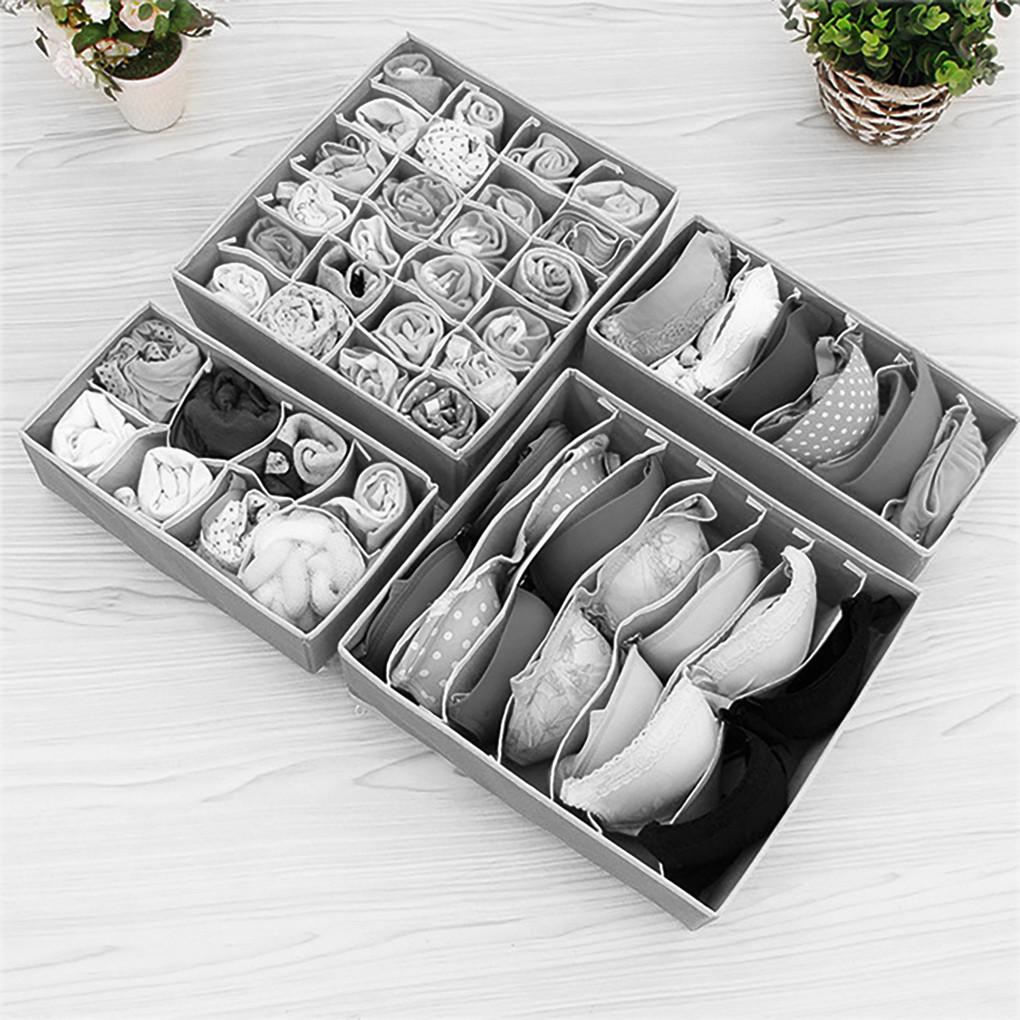 Schubladen Unterwäsche Organizer Zuhause Kleiderschrank Schublade BH Vliesstoff Aufbewahrungshalter Box