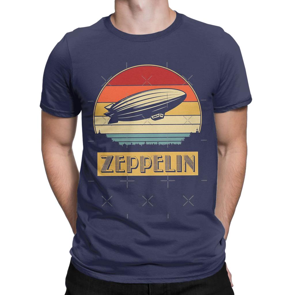 Classic Novelty 100 Cotton Tshirt Led Band Zzeppelins Tees Tops For Unisex
