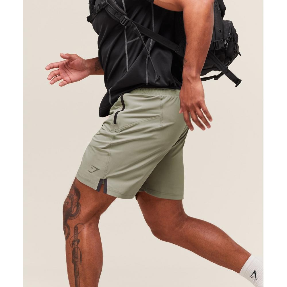 Gymshark Tactical 6  Short Chalk Green A6a8a Ech9