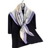 Silk Scarf Women'S Digital Printing Simulation Silk Shawl Spring And Autumn Women'S 90 Square Scarves Light Luxury Fashion Versatile