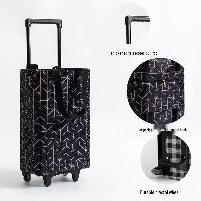 Portable Folding Shopping Trolley