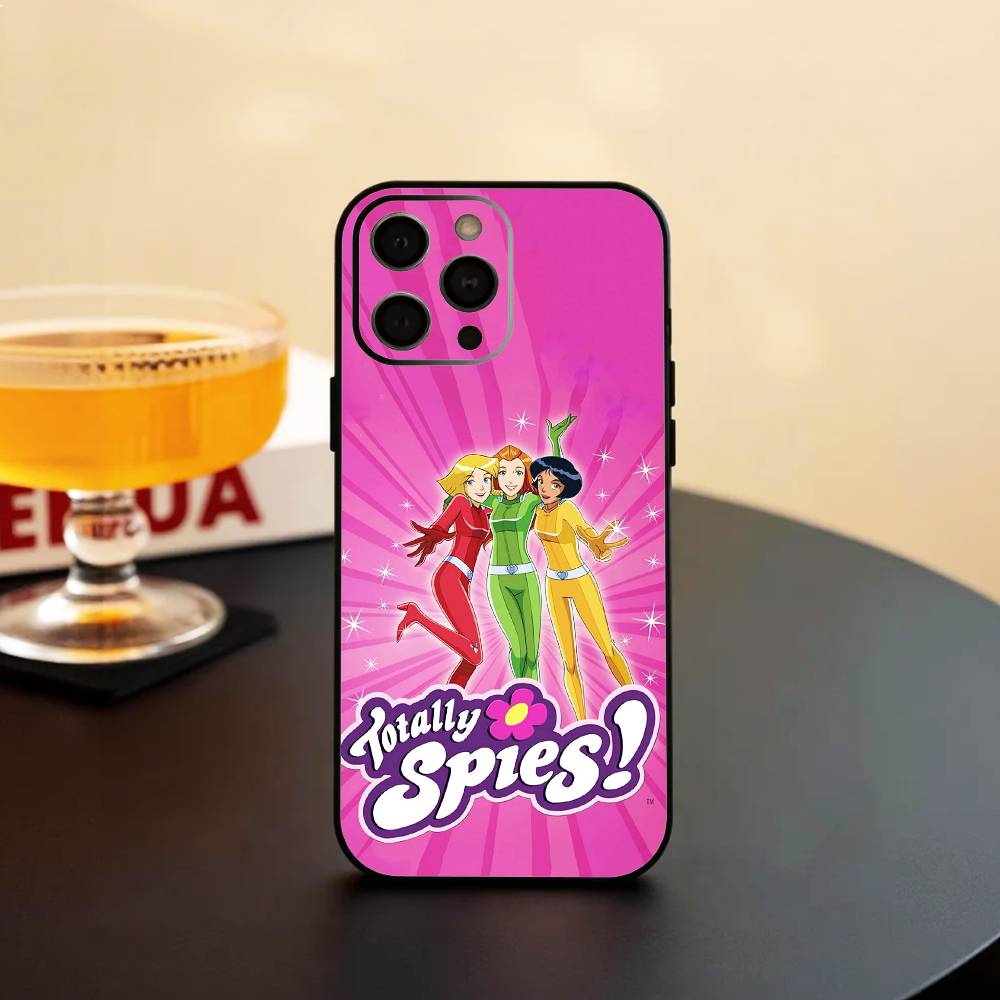 1PC Stylish T-Totally S-Spies   Phone Case Silicone Soft For IPhone 17 16 15 14 13 12 11 X XR Plus Pro Max Plus iPhone12PRO