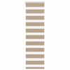 VidaXL Store Zebra Brown Sand Fabric Width 40.9 Cm Polyester, Zebra Roller Blind, Zebra Blind for Window, Blind 4014536