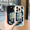 Phone Case: 2D Flat Design Suitable for iPhone 18 17 16 15 14 13 Pro Protective Case, Space Little Astronaut, Perfect Holiday Gift for Christmas and H
