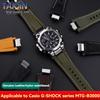 Modifizierter Schnellverschluss Ledergürtel Nylonband für Casio G-SHOCK 5672 MTG-B3000 Italienisches Leder Uhrenarmband Armband Zubehör