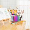 Absonic Acrylic Pen Holder Pencil Organizer, 360-Degree Rotating Pencil Holder, Crayon Organizers for Kids Marker Organizer Caddy Art Supply Kids