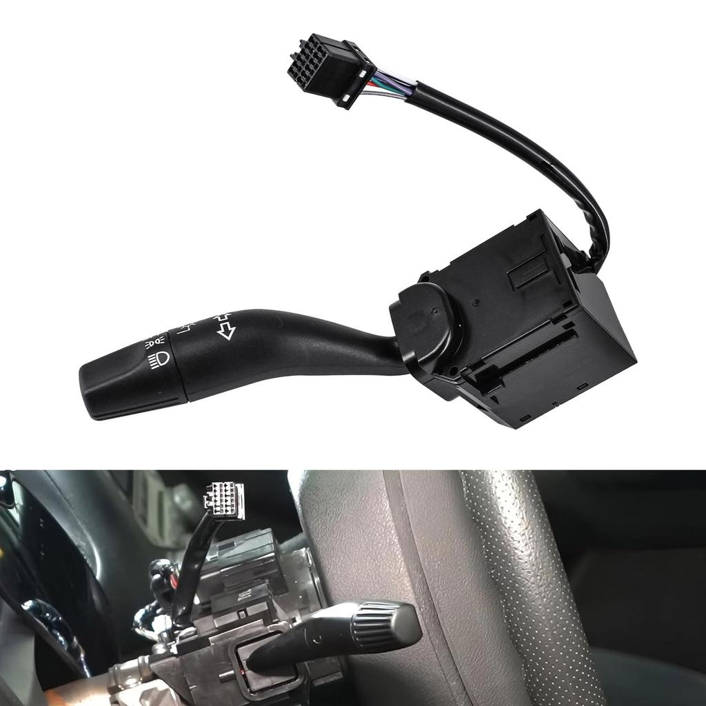 Car Steering Signal Lever Vehicle Headlight Light Control Switch Replacement Multifunction for 35255-SDA-A01 35255SDAA01