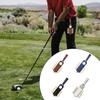 Outdoor Golfs Tees Holder Portable PU Leather Golfs Tees Storage Bag Carry Pouch 7 Slot Golfs Tees Carriers Hanging Pouch