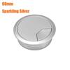 1-10Pcs 60mm 80mm Computer Desk, Book Desktop Decoration Circle Wire Hole Cover Sealing Cover
