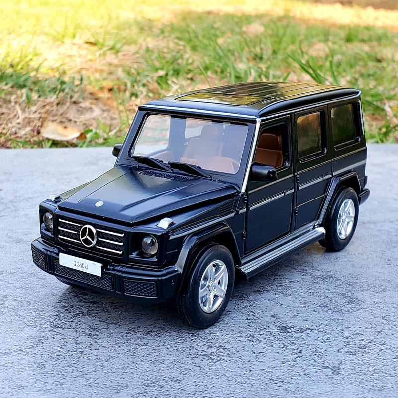 

1:32 Mercedes-Benz G350 G350D Alloy Car Model With Pull Back Sound Light Children Gift Collection Diecast Toy Model
