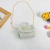 Childish Adorable Princess Bag - Girl's Handbag with Money Compartment and Accessories - Bow Crossbody Bag