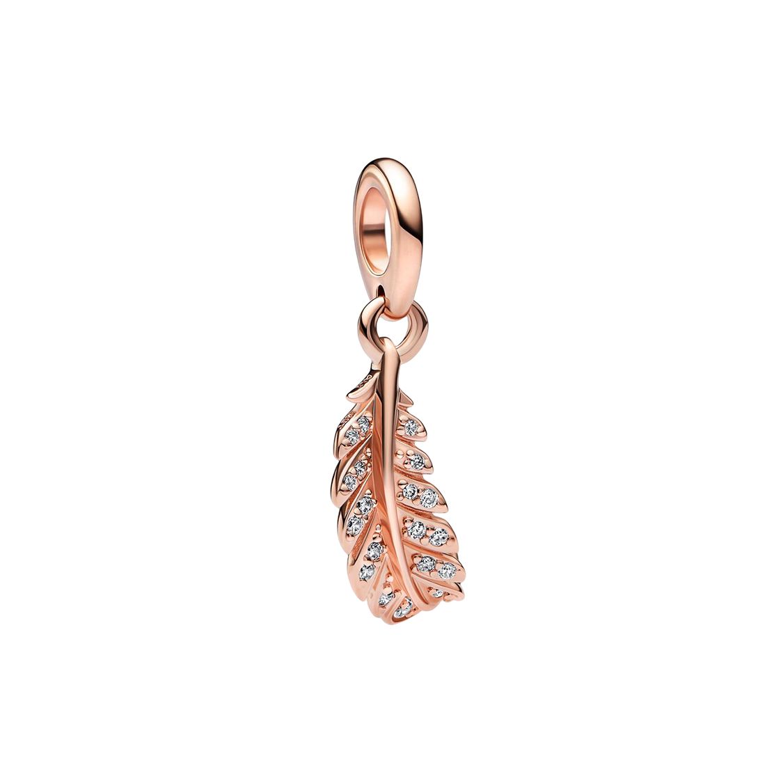 Pandora Moments Light Feather Jewelry Accessories Women Accessories Rose-Gold 782578C01 Rose Gold,F