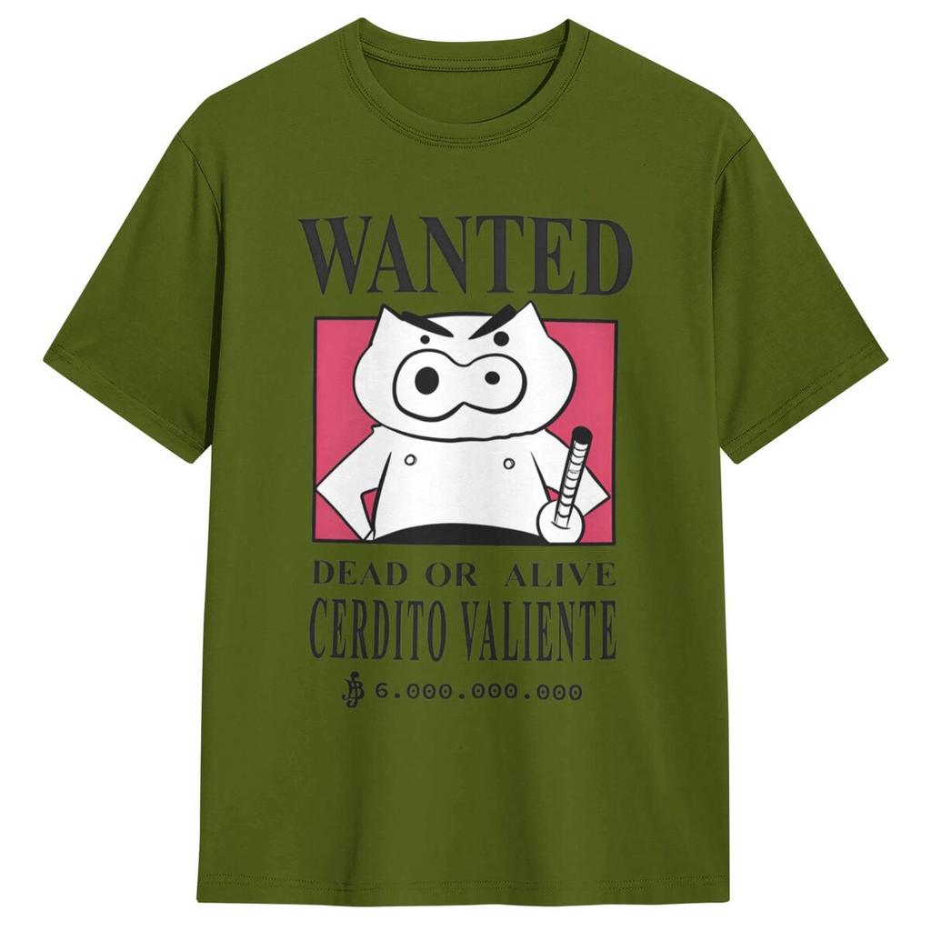 WANTED BRAVE PIG Crayon Shin Chan T Shirt Adult Vintage Cotton T-Shirts Summer Comfortable Tee Shirt Loose Big Size Tops