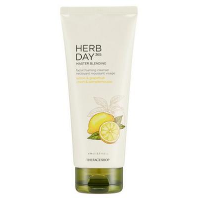 Espuma limpiadora Herb Day 365 Master Blending con limón y pomelo, 170 ml, 3 unidades