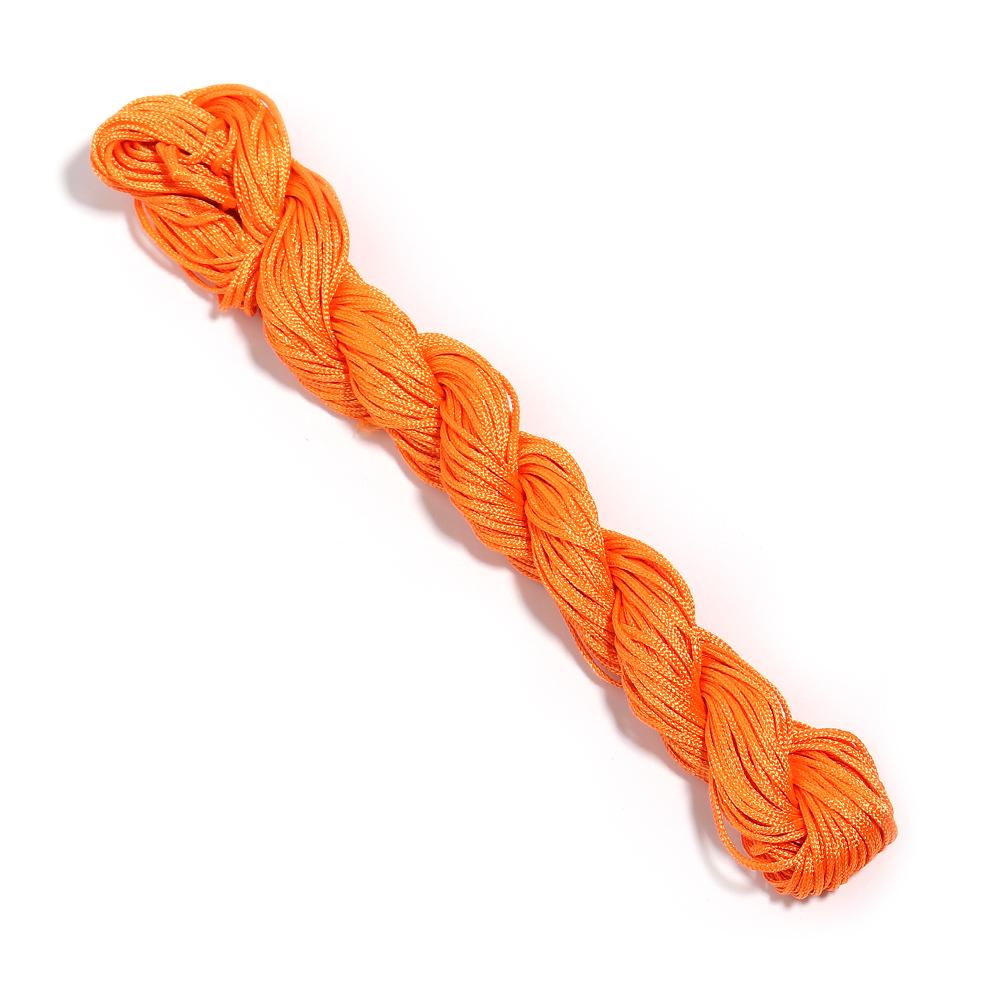 1/1.5mm Multicolor Nylon Cord Chinese Knot Thread Braided String for Jewelry Making Bracelet Tassels Beading Thread Supplies