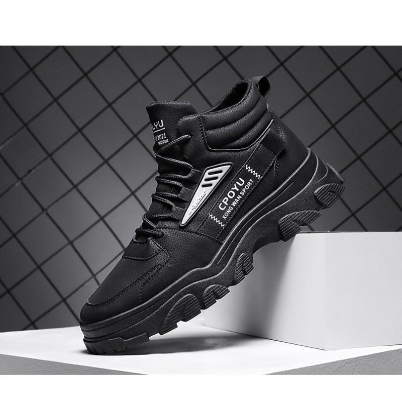 Men S High Top Waterproof Anti Slip Martin Boots For Spring Outdoor Work