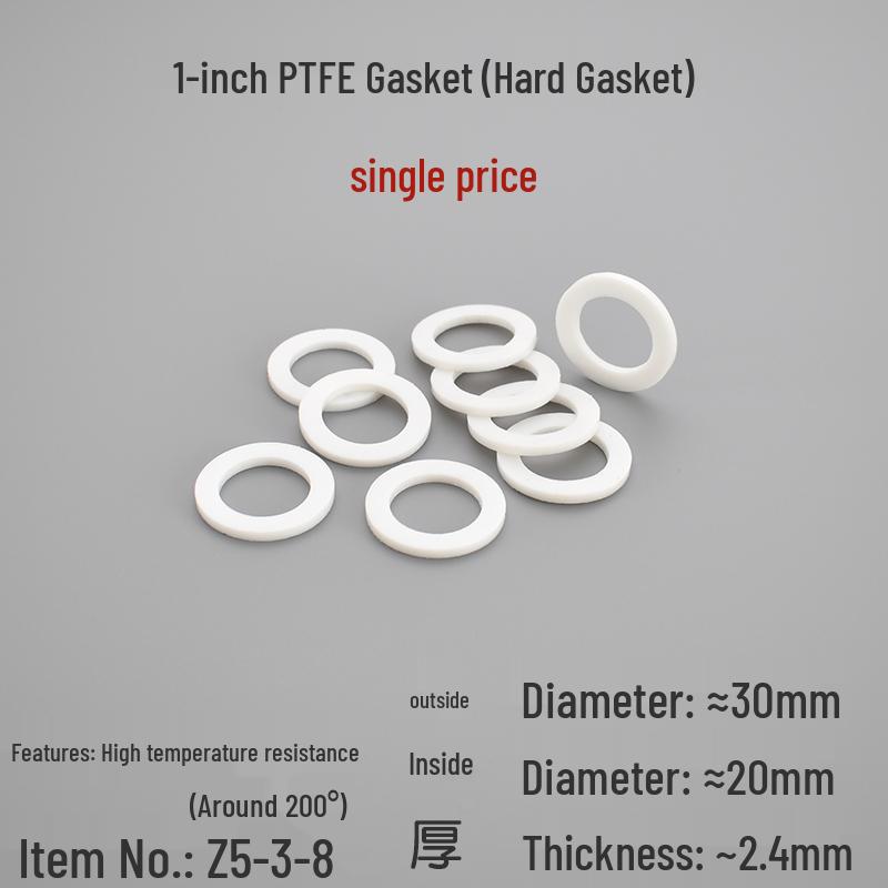 Jeu de Joints Souples en Caoutchouc Silicone et Joints Durs en PTFE - Différentes Tailles Disponibles