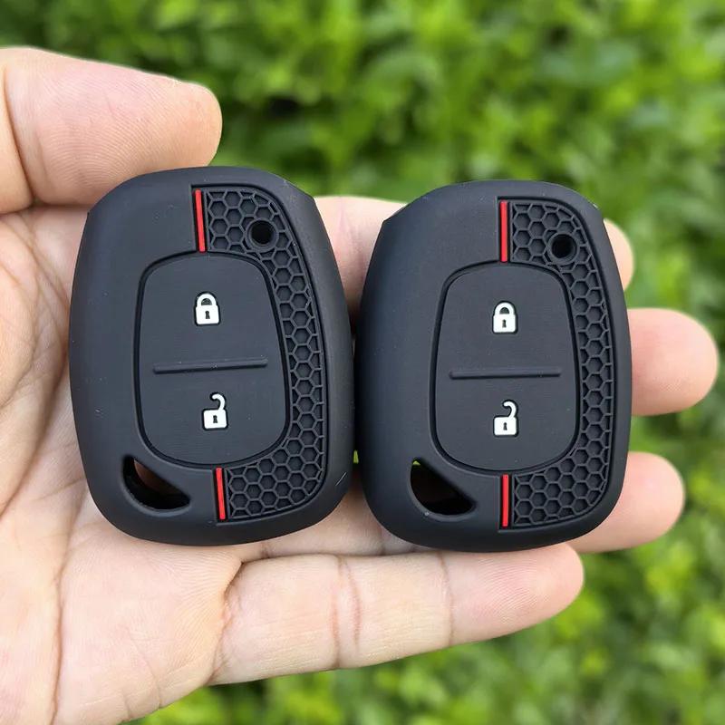2 Buttons Silicone Remote Car Key Shell for Renault Trafic Vauxhall Opel Master Vivaro Nissan Primastar Fob Key Case Cover