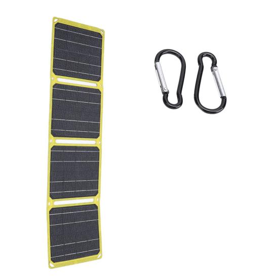 

Зарядное устройство для солнечных панелей. Высокая скорость преобразования. Защита от короткого замыкания IP65. Водонепроницаемый складной дизайн. Портативное зарядное устройство для телефона. Солнечная панель. 40 жёлтый