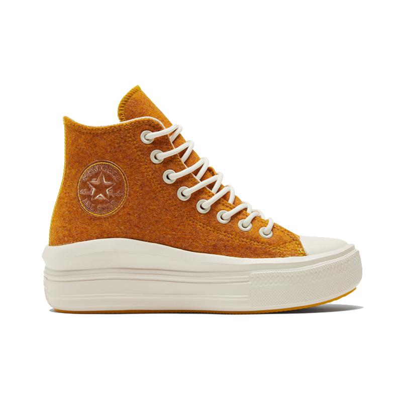 Converse Chuck Taylor All Star Durable and Lightweight High Top Board Shoes Women's Earthy Yellow