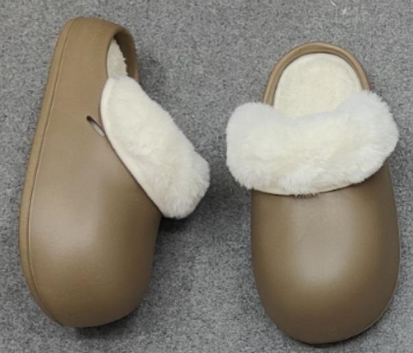 

Removable cotton slippers women s autumn and winter new home indoor thick bottom warm velvet waterproof slippers winter 35 -36 [Standard Code]
