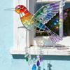 Regenbogen Vogelform Windspiele mit reflektierenden Oberflächen zum Einfangen von Sonnenlicht für Garten- und Heimdekoration