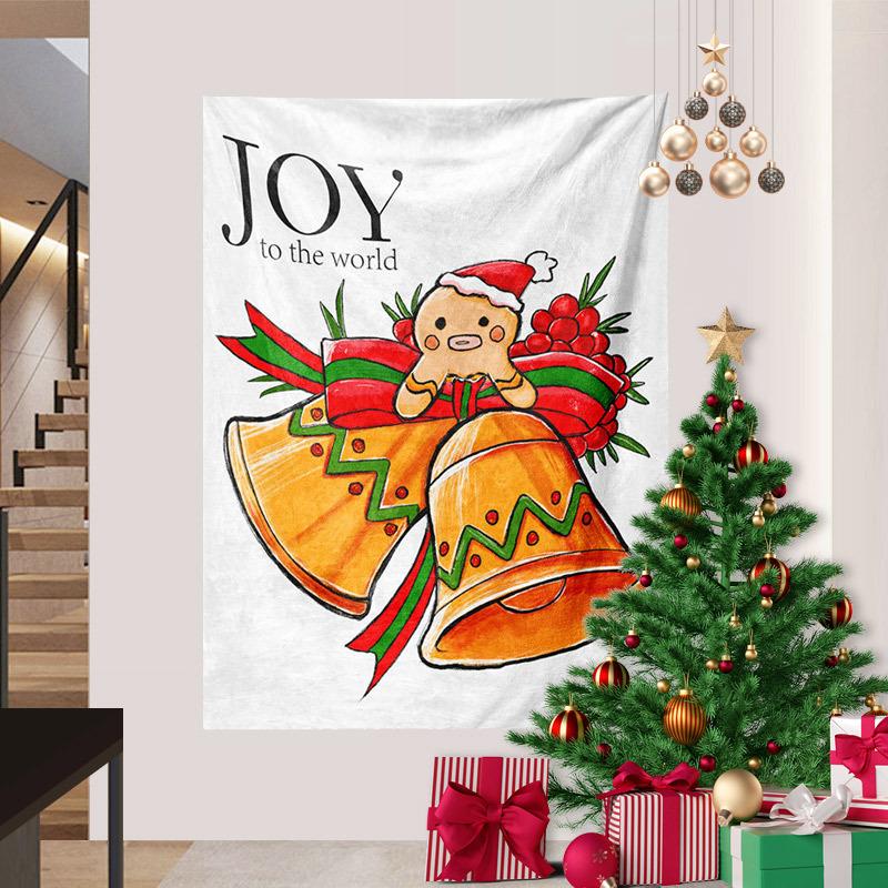 

Трансграничный снеговик Рождественская серия гобелен с цифровой печатью подвесная ткань Внешняя торговля 100x75cm