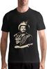 Merle Haggard T Shirts Men's Tops Short Sleeved Round Neck Cotton Shirt Black