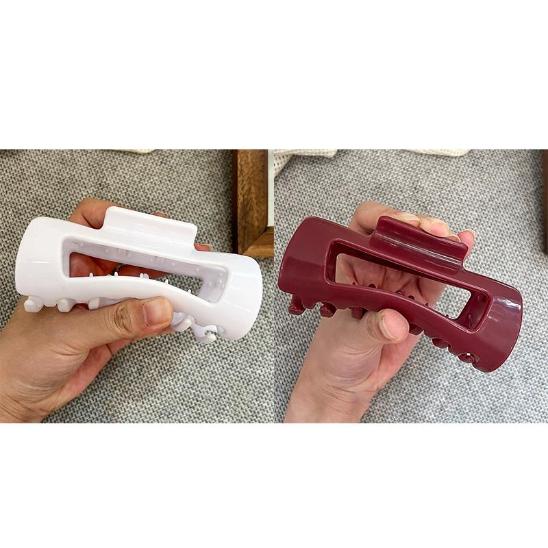 1/2/4 Pcs Soft Silicone Shark Hair Clips for Women Protective Elastic Hair Clip Back Head Durable Flexible Unsnappable Claw Clip