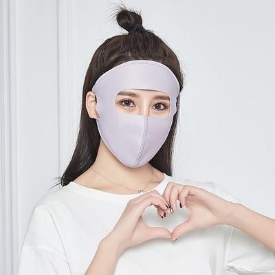 Letná maska na tvár z ľadového hodvábu s ochranou proti UV žiareniu, kryt na tvár, opaľovací závoj na tvár so šiltom, klobúky a čiapky na ochranu pred slnkom pri vonkajšej cyklistike