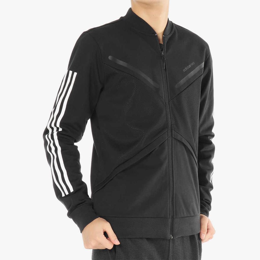 Adidas Neo Xield TT Gestreifte Lässige Sportjacke Herrenjacke Schwarz DM4330