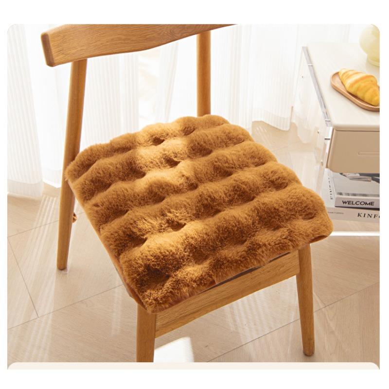 Tutu Velvet Warm Seat Cushion, Fart Cushion, Chair Cushion, Office Sedentary Artifact, Winter Thickened Plush Student Cushion, Seat Cushion