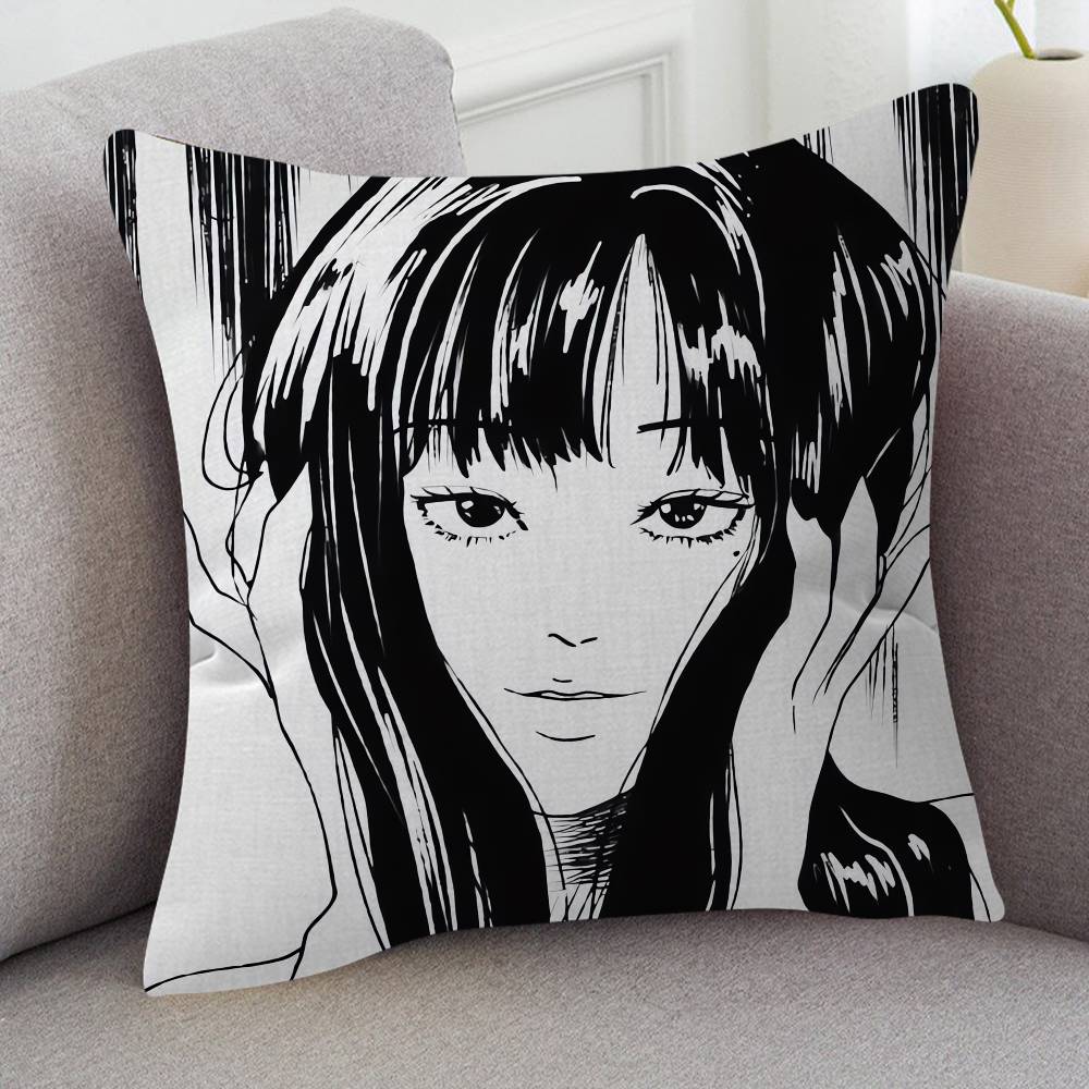 Anime Tomie Kawakami Game For Cartoon Print Peripheral Pillow Case Cushion Cover Home Decor Birthday Gift Pillowcover