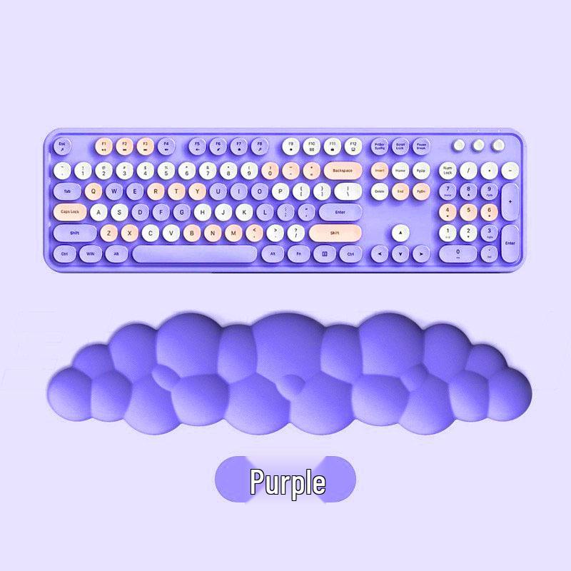 Bequeme Memory-Foam Handgelenkauflage Mauspad mit rutschfester PU-Oberfläche für Desktop-Büro