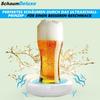 SCHAUMDELUXE Beer Frother Electric Beer Sparkling Milk Frother USB White