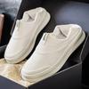 Flat-soled Versatile Fashionable and Simple Men's Casual Sneakers Solid Color Casual Breathable Lazy Men's Shoes