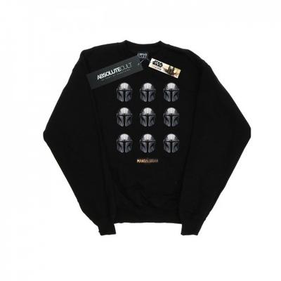 Mens The Mandalorian Helmet Pattern Sweatshirt