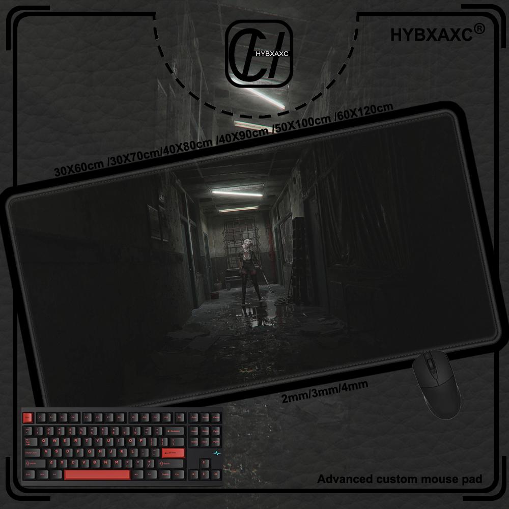S_silent Hill 2 Mouse Pad Floor Mat Mousepad Large Gaming Compute Gamer PC Keyboard Mouses Mat XXL 1200x600mm Mouse Pad