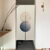 Qinunipoto Noren Simple Japanese Style with Wave 72cm Wide X 120cm Perfect for Interior Privacy Blackout Room Gate Easy Suitable for All Seasons