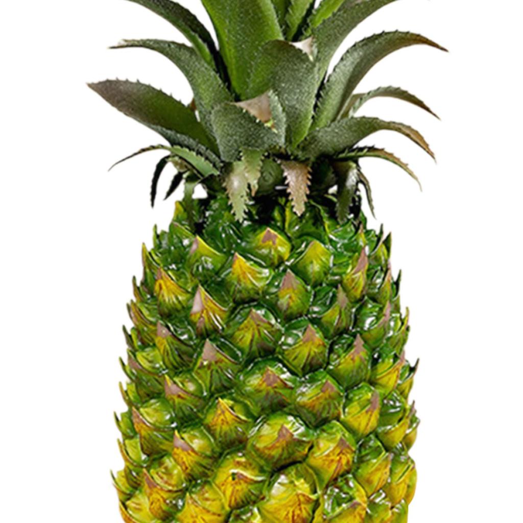 Artificial Pineapple Figurine Decor Modern Display Lifelike Fruit Model for Kitchen Living Room Kids Toys Photo Prop Cabinet