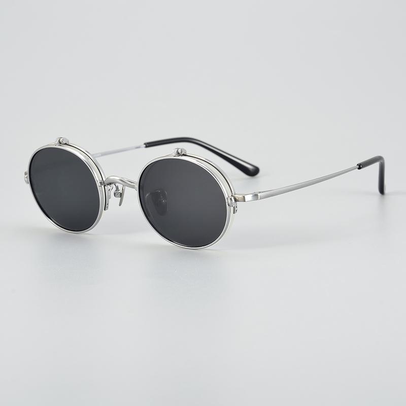 2022 New Titanium Sunglasses Men Small Face Polarized Sunglasses Women Factory Concessions Pure titanium polarized sunglasses