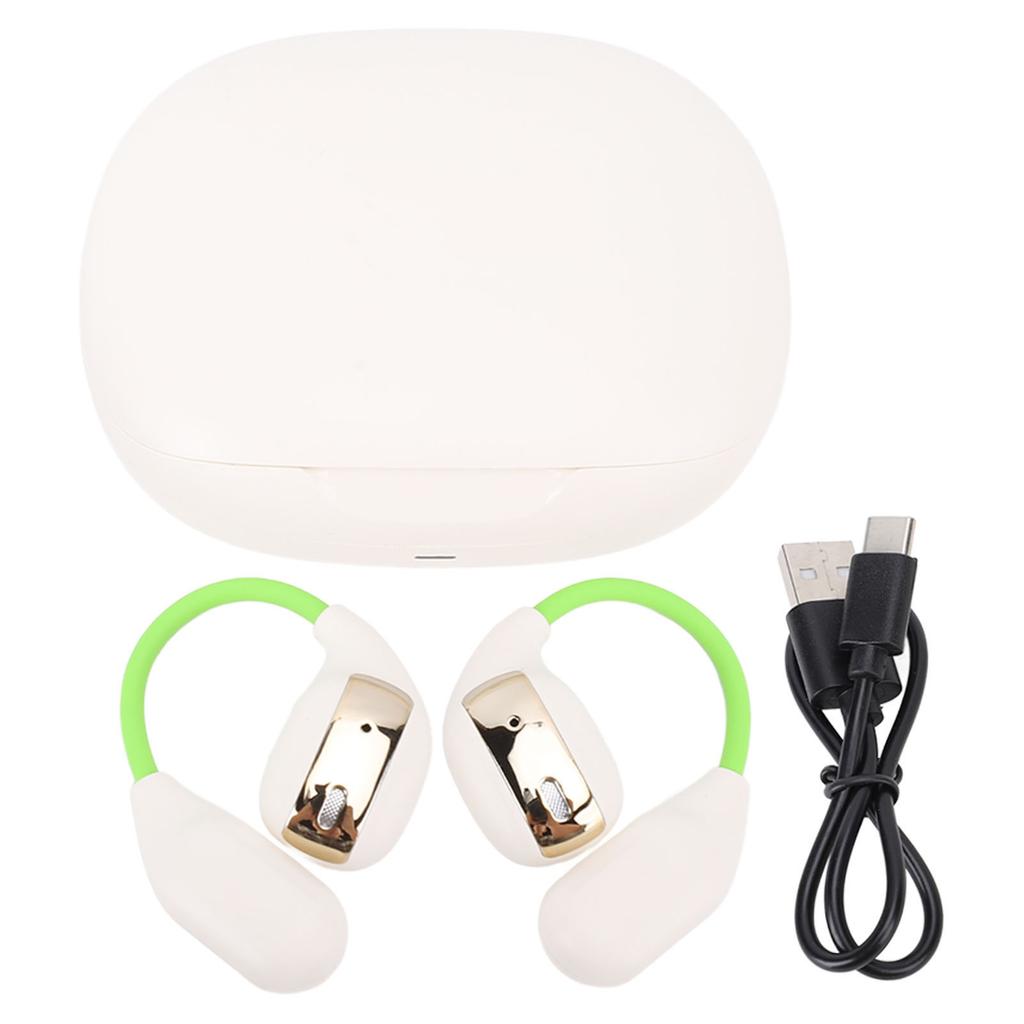 Wireless Earbuds Bluetooth 5.4 Headphone Rain Proof HiFi Noise Reduction Clip On Sport Earphone with